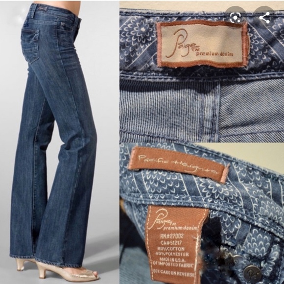 PAIGE Denim - Paige premium denim Pacific Heights jeans sz 27